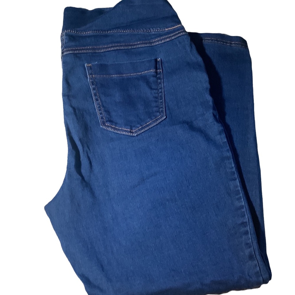 Blue Stretch Pants Size 14W